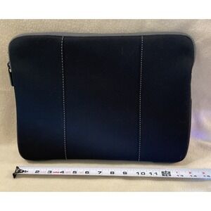 Case Targus 14 Inch Tablet Laptop Sleeve Bag Zipper Black Yellow Cushioned Pad